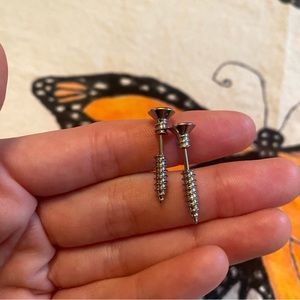 screw earrings